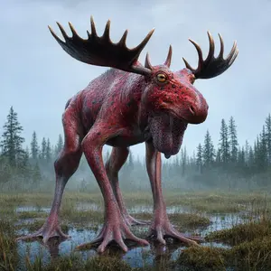 Moose + Strawberry frog